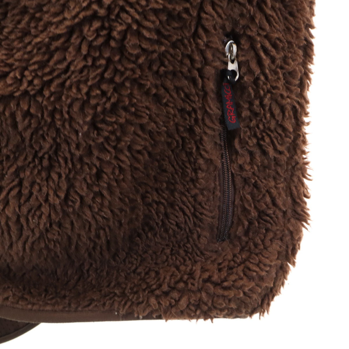 Gramicci グラミチ ボア フリースジャケット M ブラウン メンズ