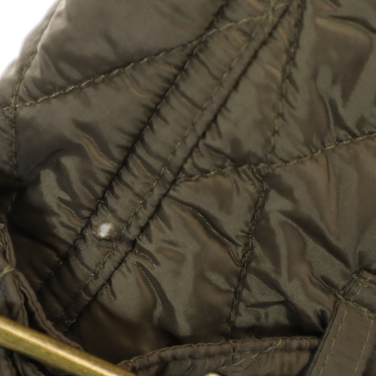 BURBERRY BRIT バーバリーブリット キルティングコート XS カーキ レディース