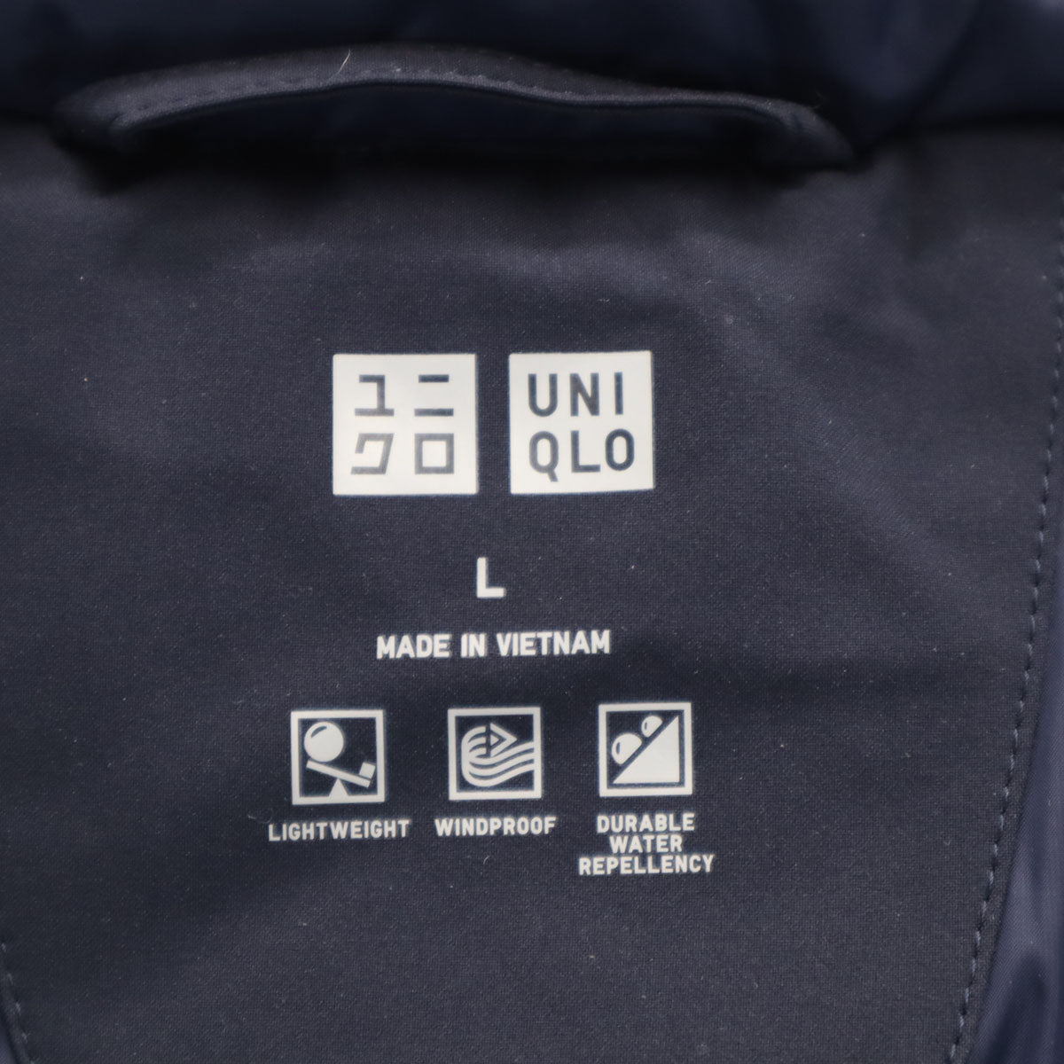 UNIQLO ユニクロ シームレス ダウンパーカー L ネイビー メンズ