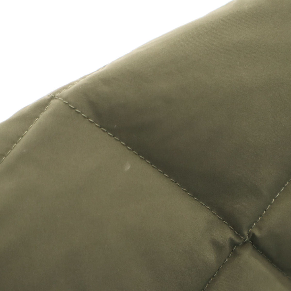 TAION タイオン UNFILO アンフィーロ コラボ ノーカラー キルティング ダウンジャケット カーキ レディース