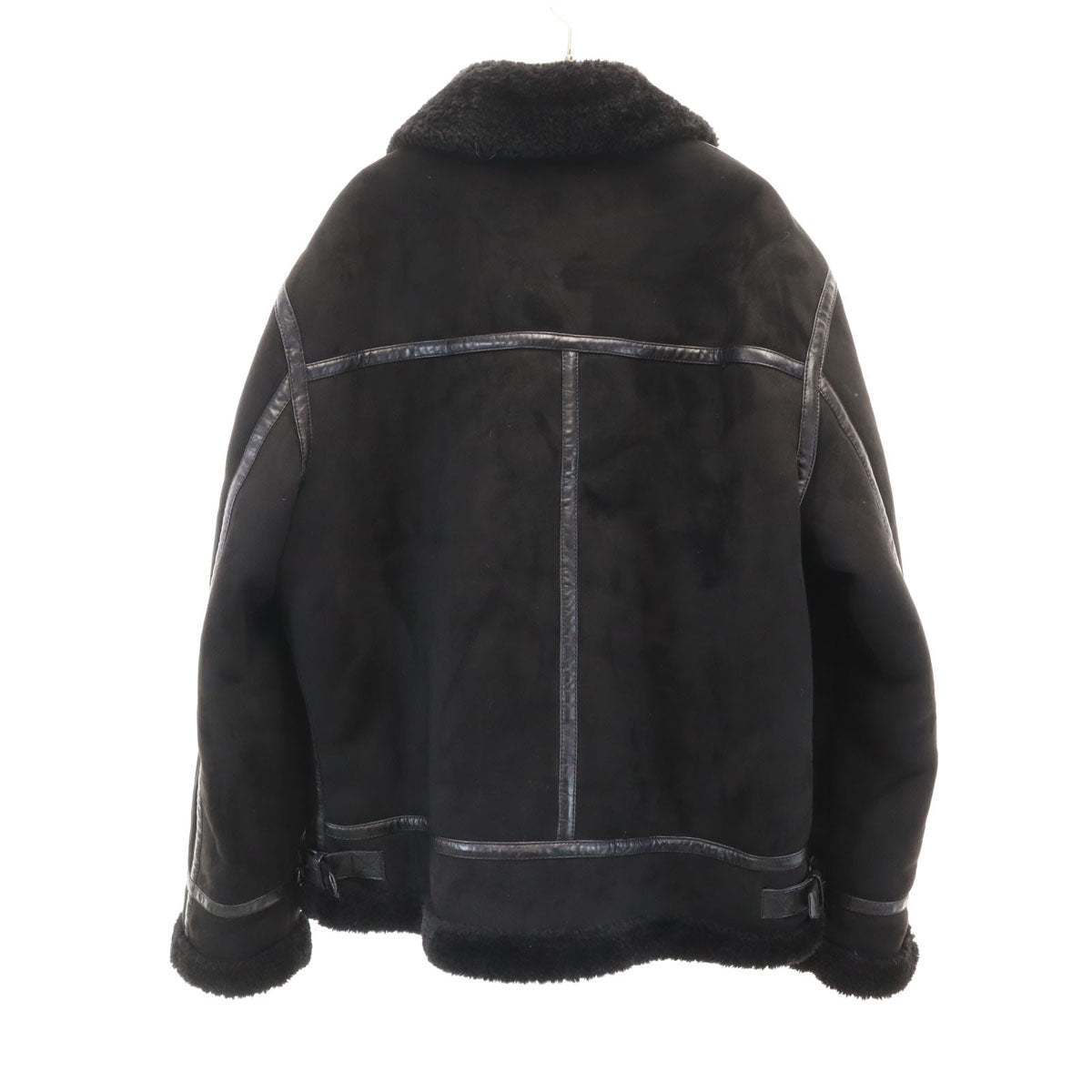 ZARA ザラ スエード ジャケット XL ブラック 裏ボア メンズ