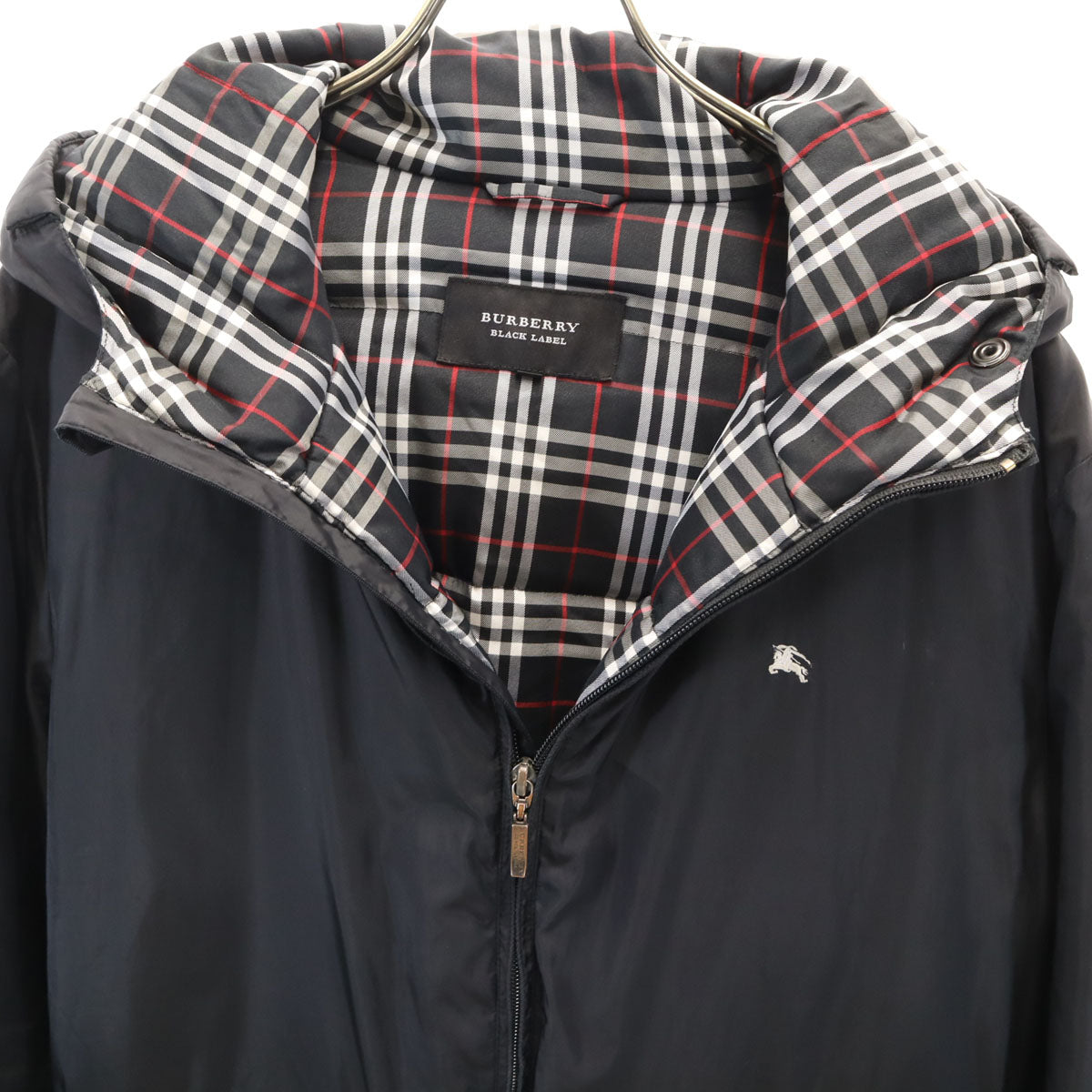 BURBERRY BLACK LABEL バーバリーブラックレーベル ダウンジャケット M ブラック 三陽商会 メンズ