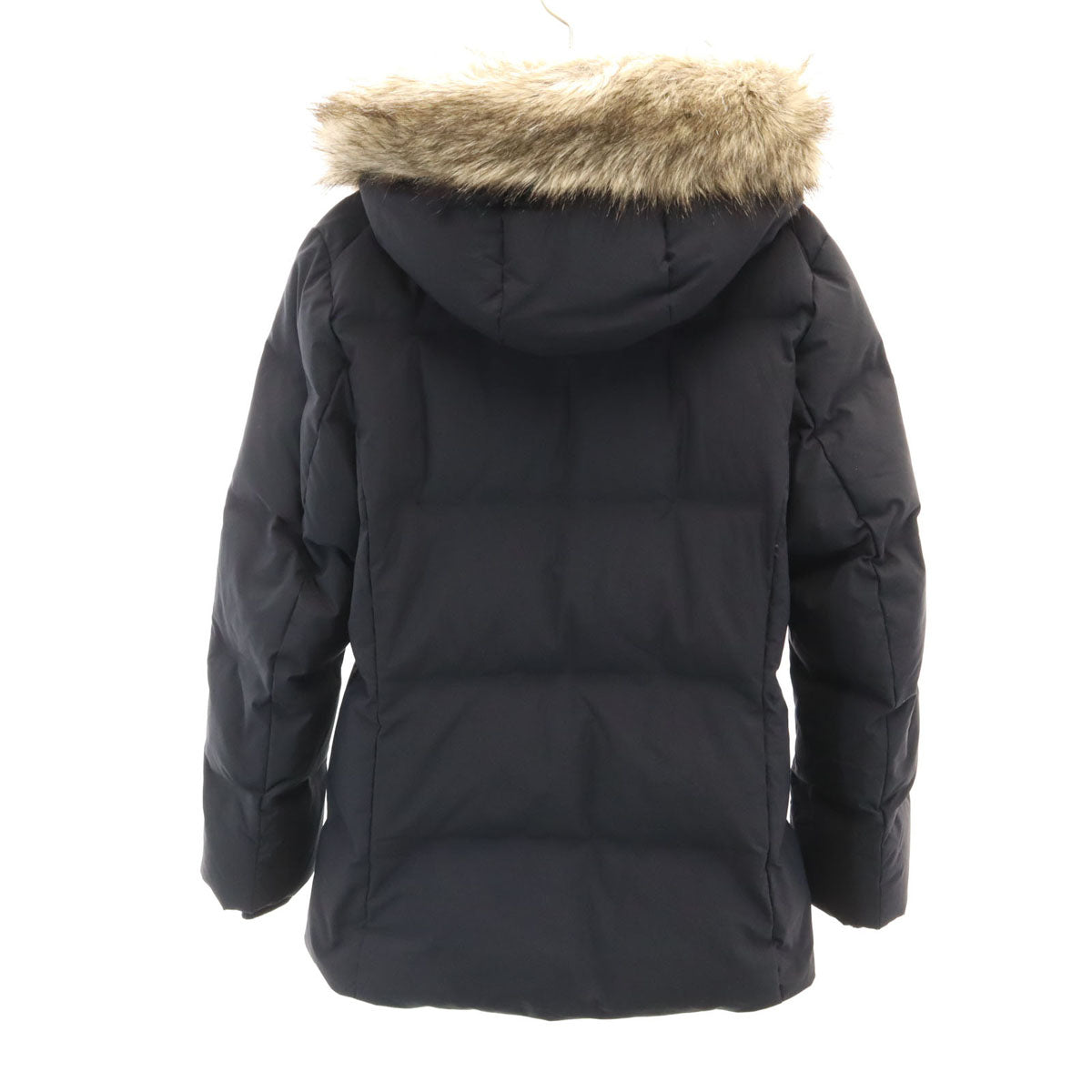 UNIQLO ユニクロ シームレス ダウンパーカー L ネイビー レディース