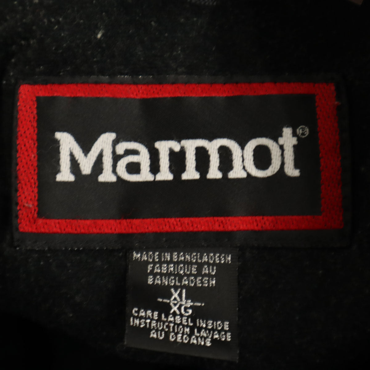 MARMOT マーモット トラックジャケット XL ブラック 裏トリコット メンズ