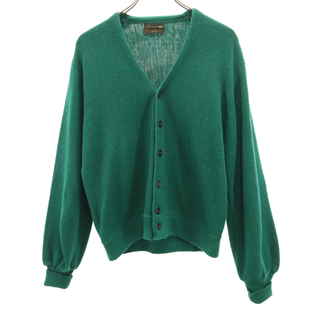 JC PENNEY ジェーシーペニー 70s ヴィンテージ 長袖 アクリル カーディガン M グリーン メンズ