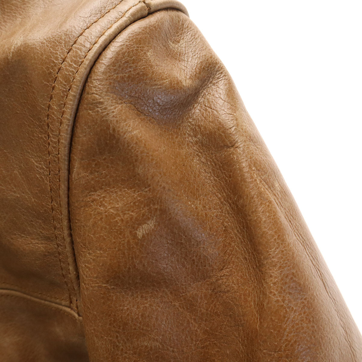 90s オールド レザージャケット 38 キャメル メンズ