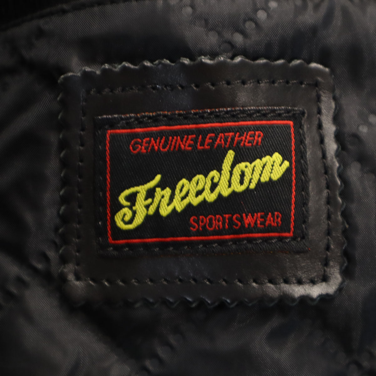 Freedom フリーダム レザー ダブルライダースジャケット 34 ブラック メンズ