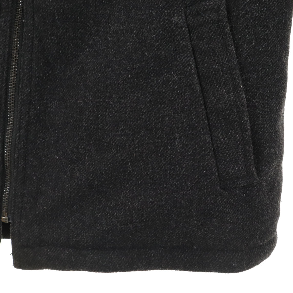 Desigual デシグアル 異素材切り替え ジャケット S ブラック レザーライク袖 メンズ