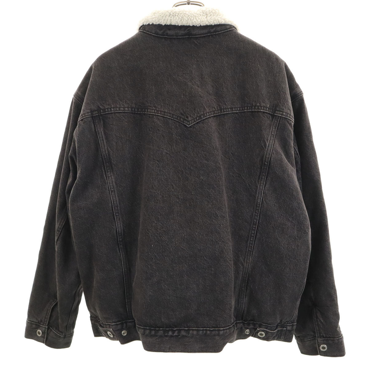 Levi's リーバイス シルバータブ 裏ボア デニムジャケット M ブラック ジージャン メンズ