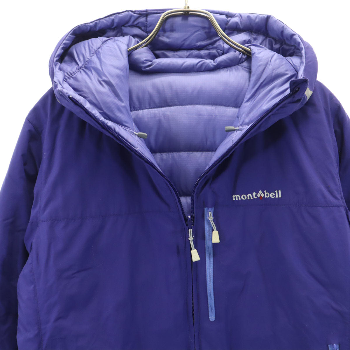 mont-bell モンベル リバーシブル コロラド ダウンパーカー XL パープル系 アウトドア レディース