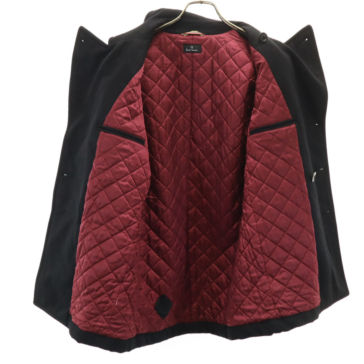 PS Paul Smith ピーエスポールスミス ピーコート M ブラック 中綿 メンズ