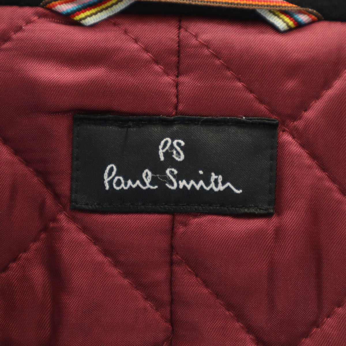 PS Paul Smith ピーエスポールスミス ピーコート M ブラック 中綿 メンズ