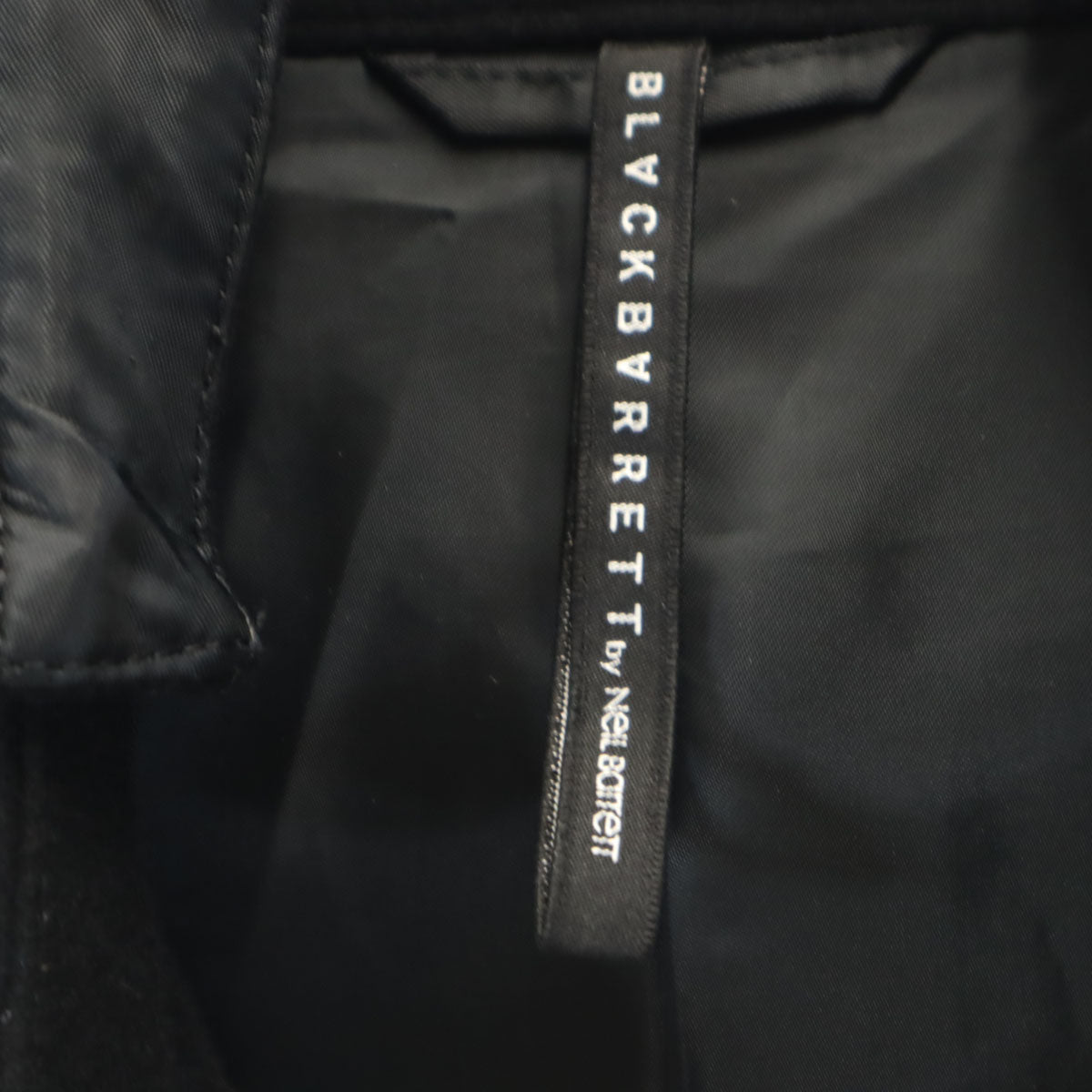 BLACKBARRETT by NEIL BARRETT ブラックバレットバイニールバレット 日本製 ウールブレンド ダッフルコート 3 ブラック メンズ