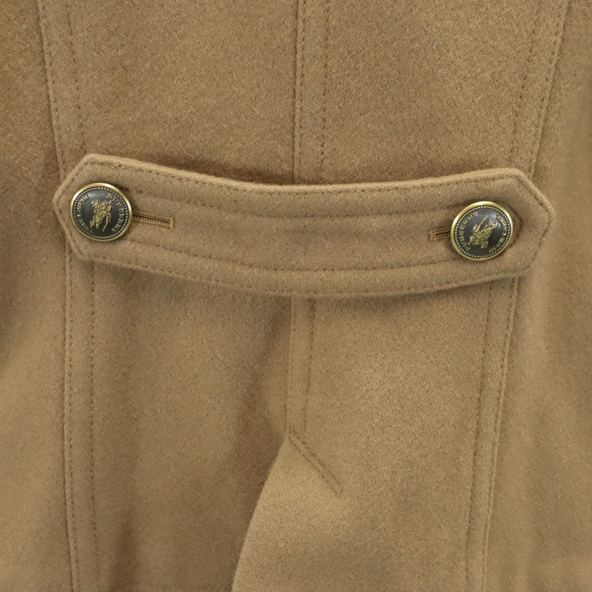 BURBERRY BLUE LABEL バーバリーブルーレーベル ウールブレンド 裏ノバ