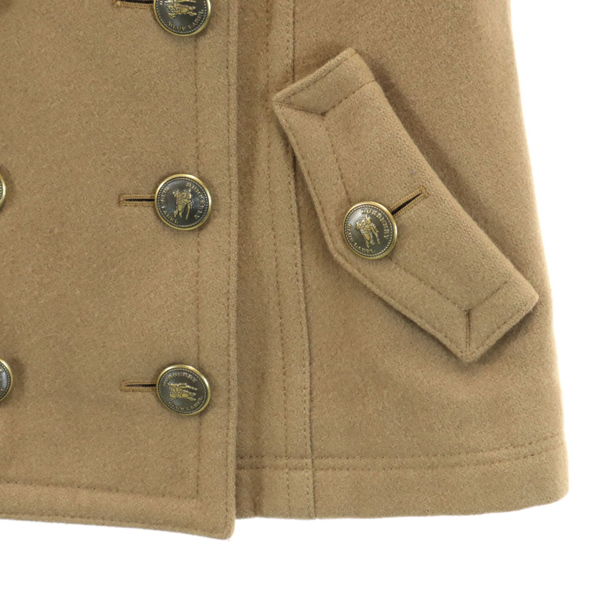 BURBERRY BLUE LABEL バーバリーブルーレーベル ウールブレンド 裏ノバ