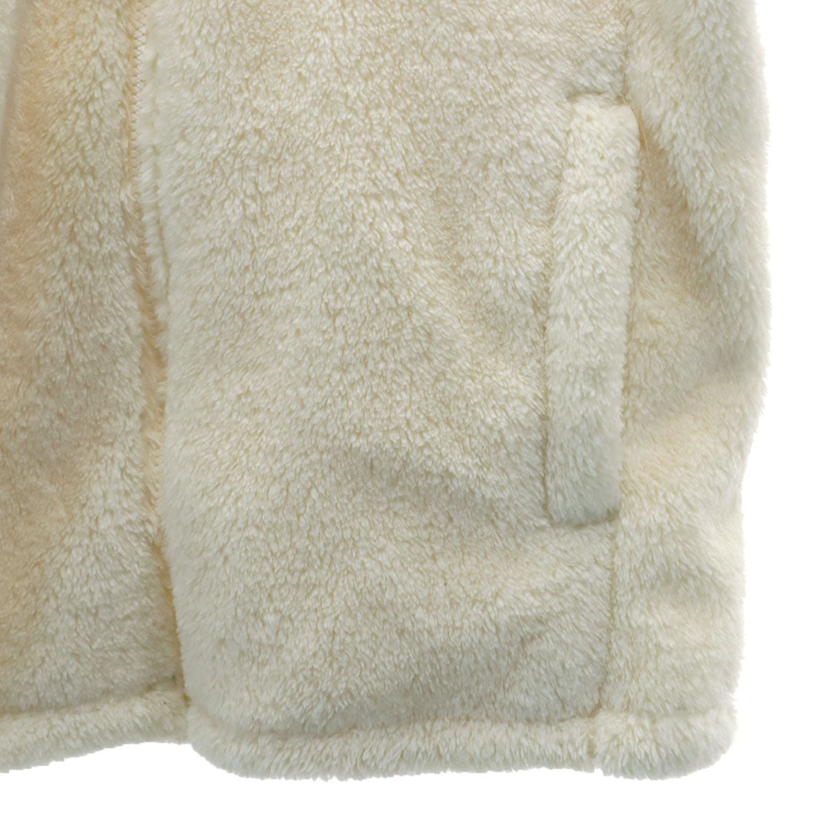 美品 THE NORTH FACE ザノースフェイス フリースジャケット M クリーム系 アウトドア NJ4FP57K メンズ