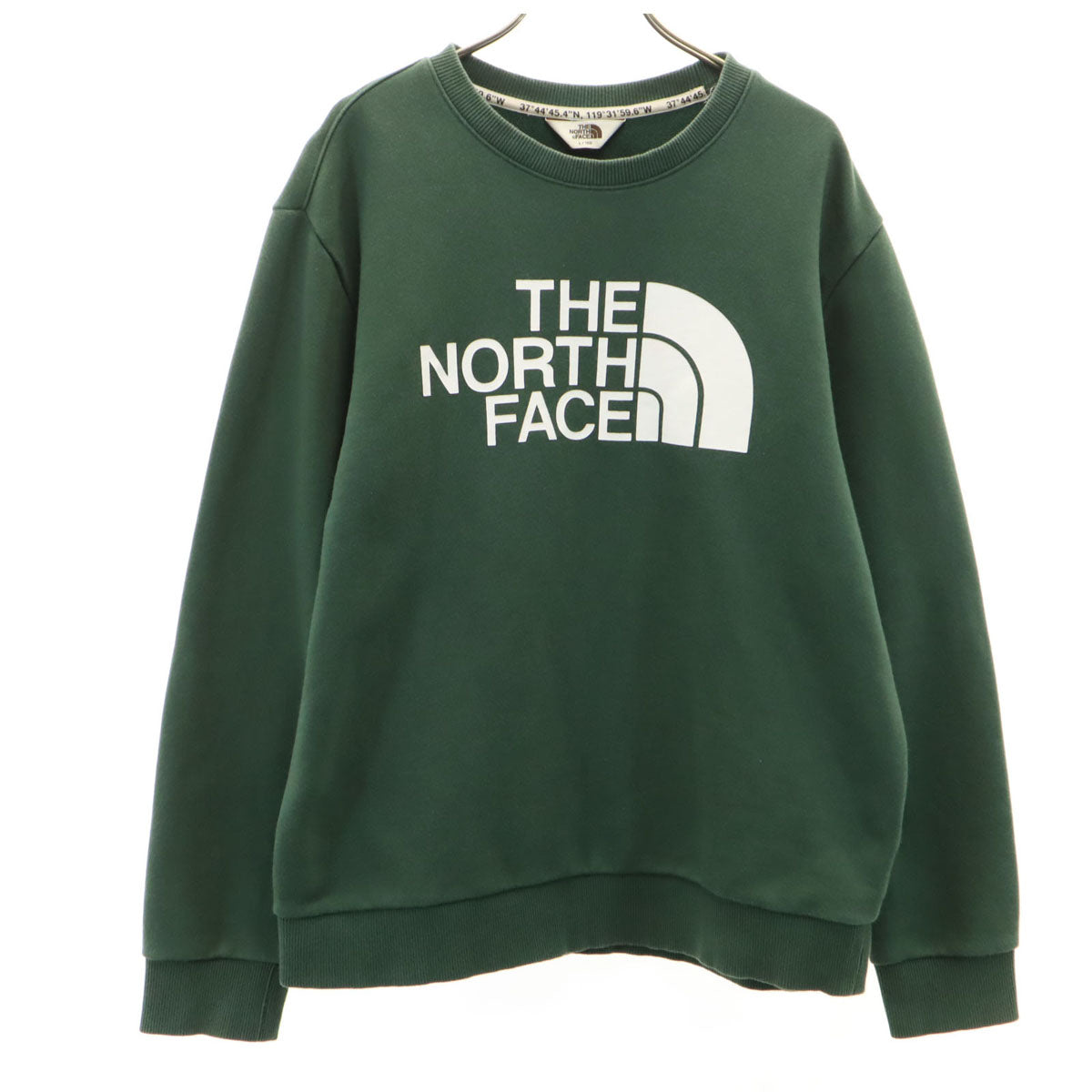 THE NORTH FACE ノースフェイス 長袖 スウェット トレーナー L グリーン NM5MJ54K アウトドア ユニセックス メンズ