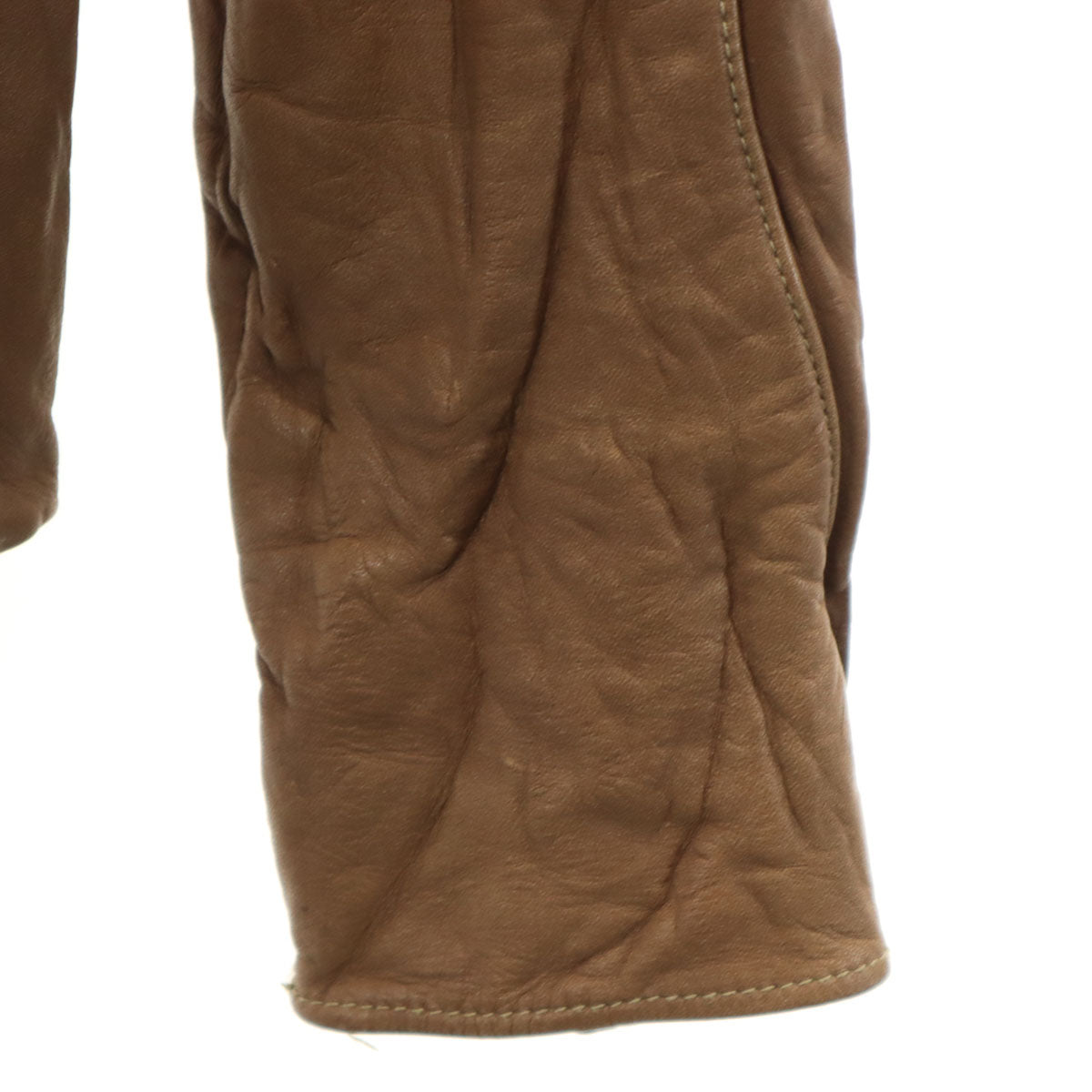 TROVE トローヴ 牛革 レザージャケット 2 ブラウン メンズ