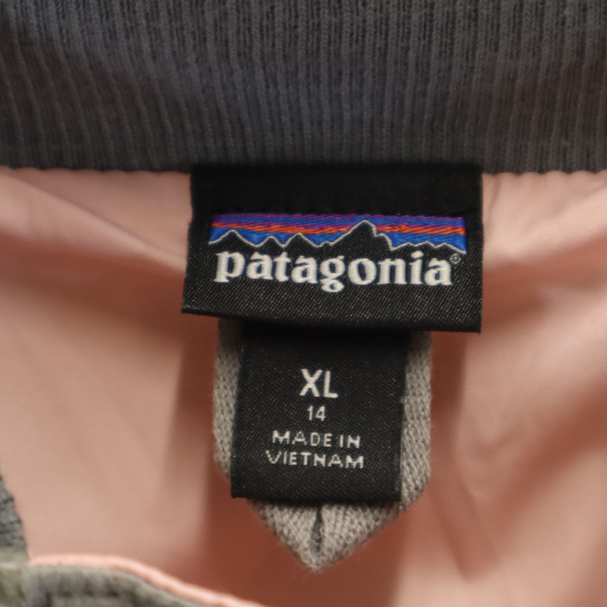 patagonia パタゴニア ボアジャケット XL 14 グレー 65415FA18 アウトドア キッズ