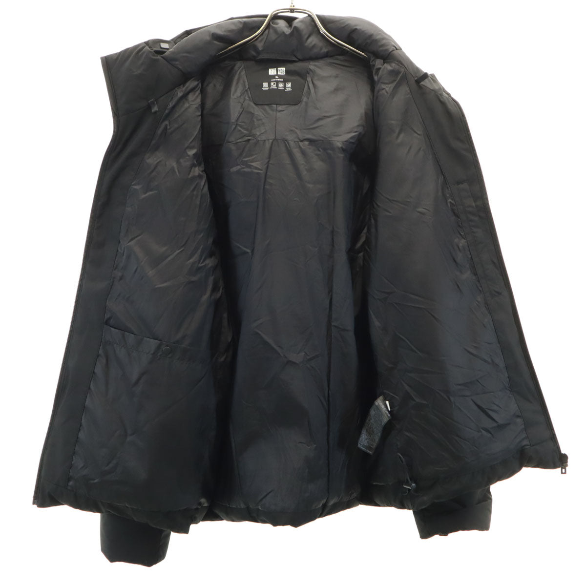 UNIQLO ユニクロ シームレス ダウンジャケット XL ブラック メンズ