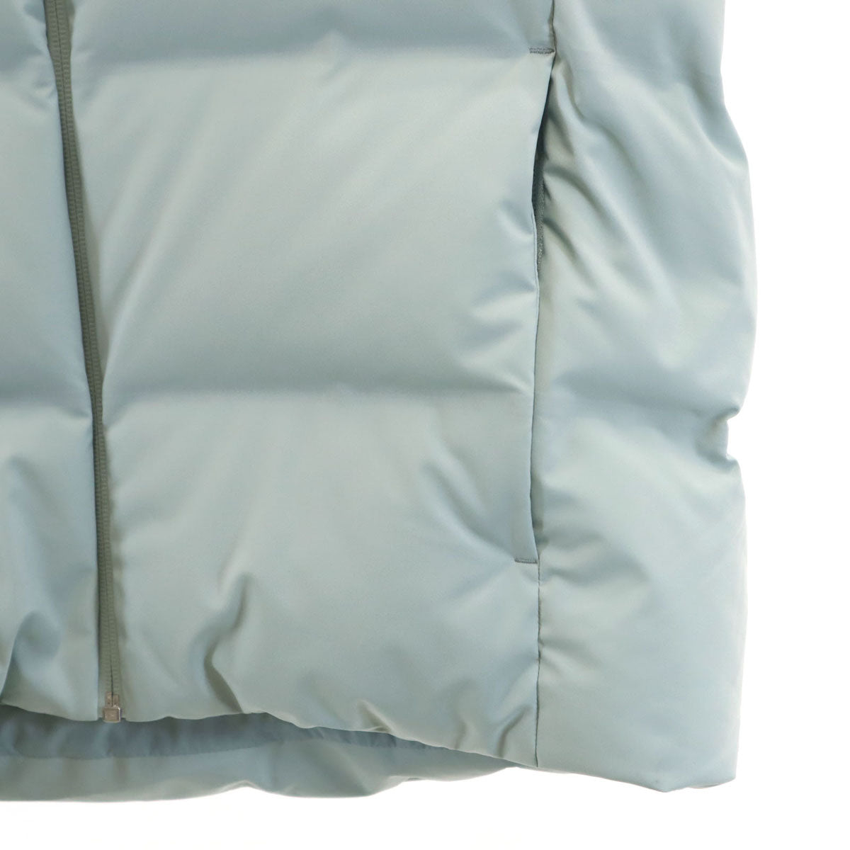 UNIQLO ユニクロ シームレス ダウンジャケット S グレー メンズ