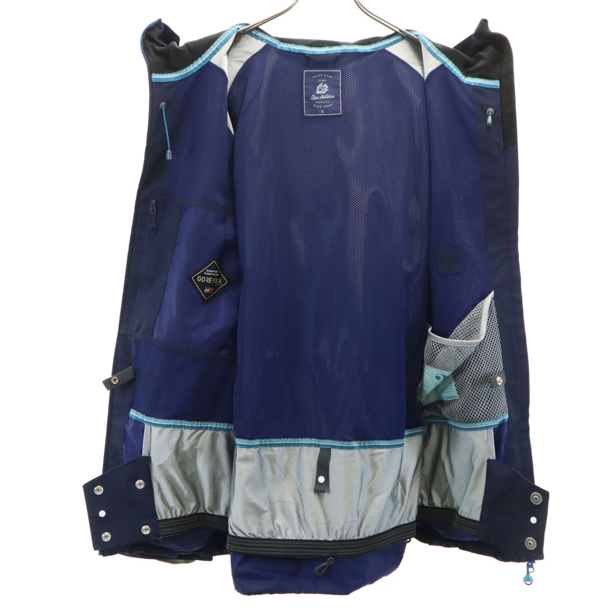 rew athletics ゴアテックス スノーボード ジャケット L ネイビー 裏メッシュ メンズ