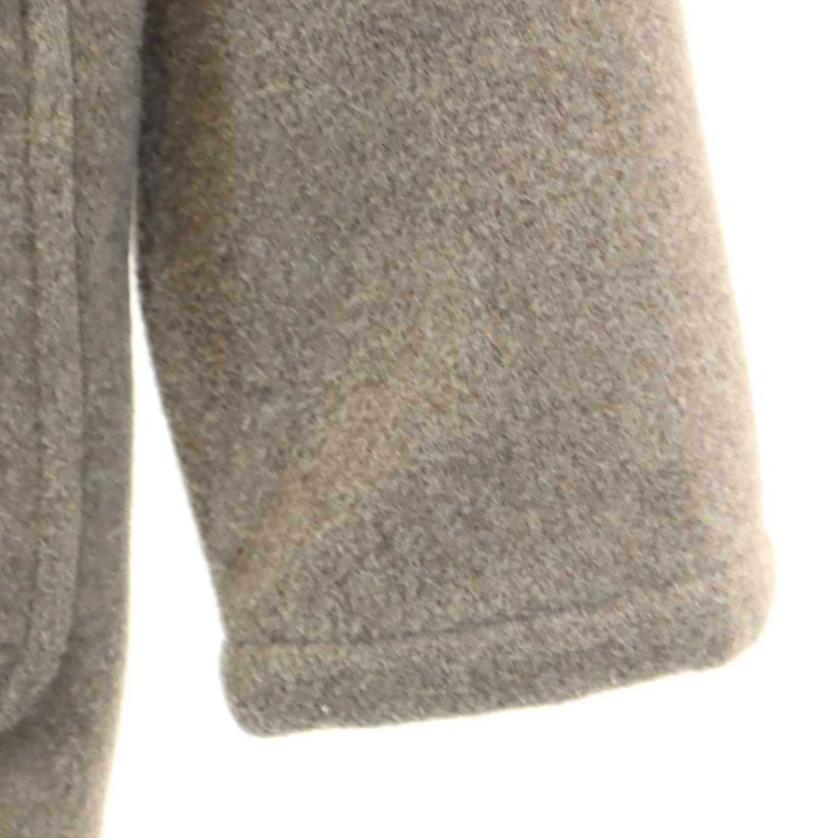 美品 Danton ダントン 日本製 ライトパイル ウールモッサ フードジャケット 36 アッシュブラウン レディース