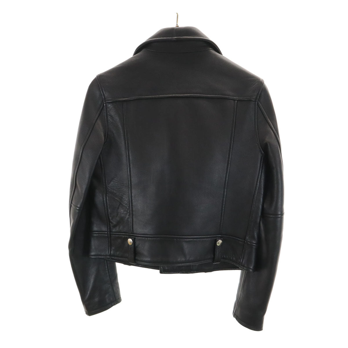 URBAN RESEARCH SONNY LABEL アーバンリサーチ サニーレーベル 羊革レザー ダブルライダースジャケット 38 ブラック レディース