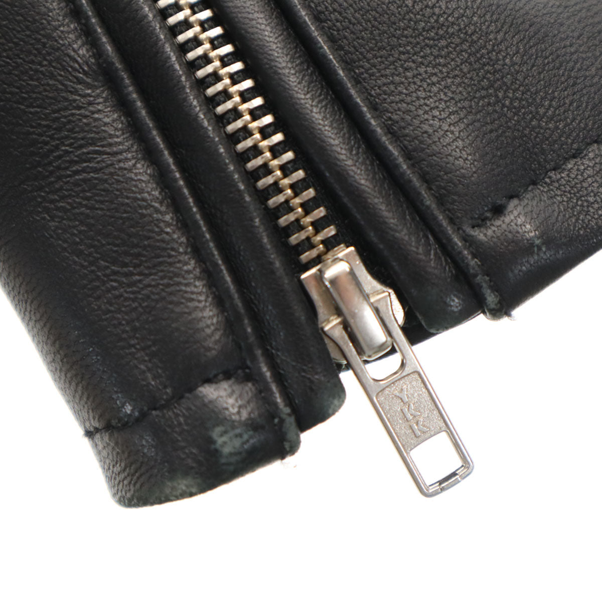 URBAN RESEARCH SONNY LABEL アーバンリサーチ サニーレーベル 羊革レザー ダブルライダースジャケット 38 ブラック レディース