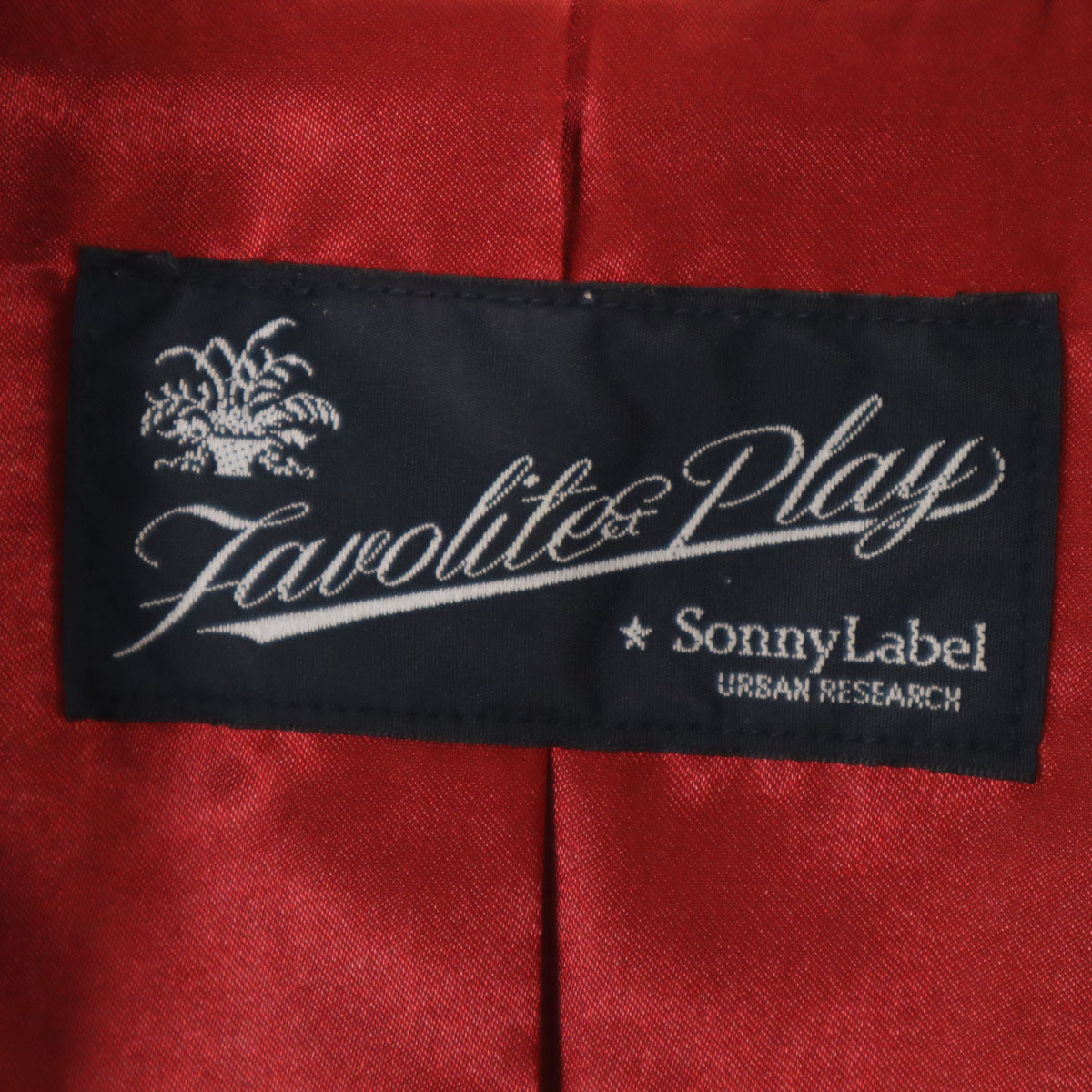 URBAN RESEARCH SONNY LABEL アーバンリサーチ サニーレーベル 羊革レザー ダブルライダースジャケット 38 ブラック レディース