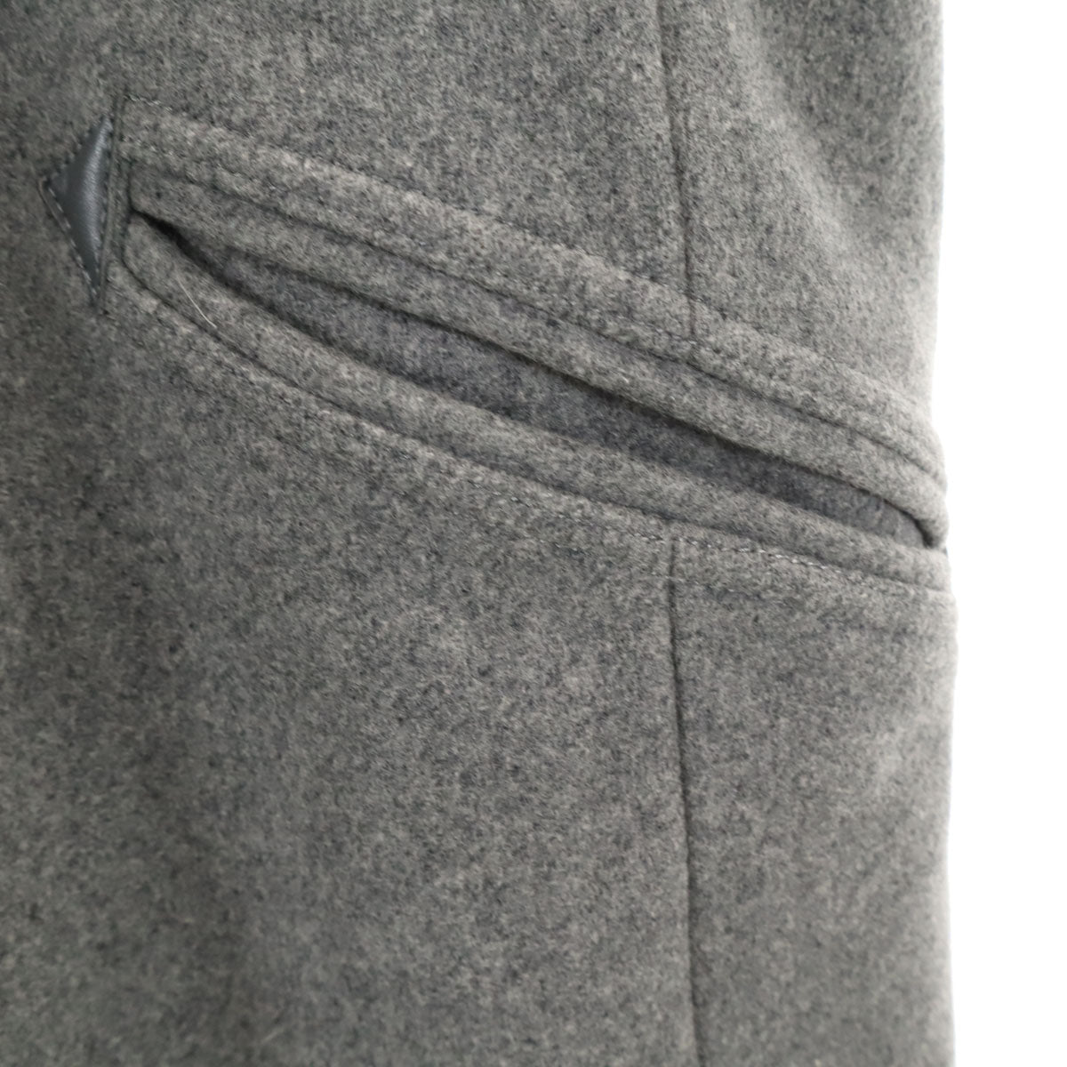 nonnative ノンネイティブ 日本製 ウールブレンド パイロット コート 2 グレー Pコート メンズ