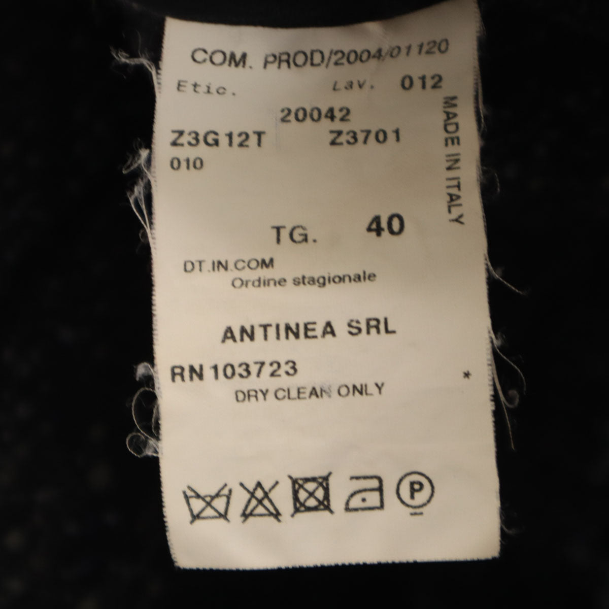 Emporio Armani エンポリオアルマーニ イタリア製 ウールジャケット 40 ネイビー系 レディース