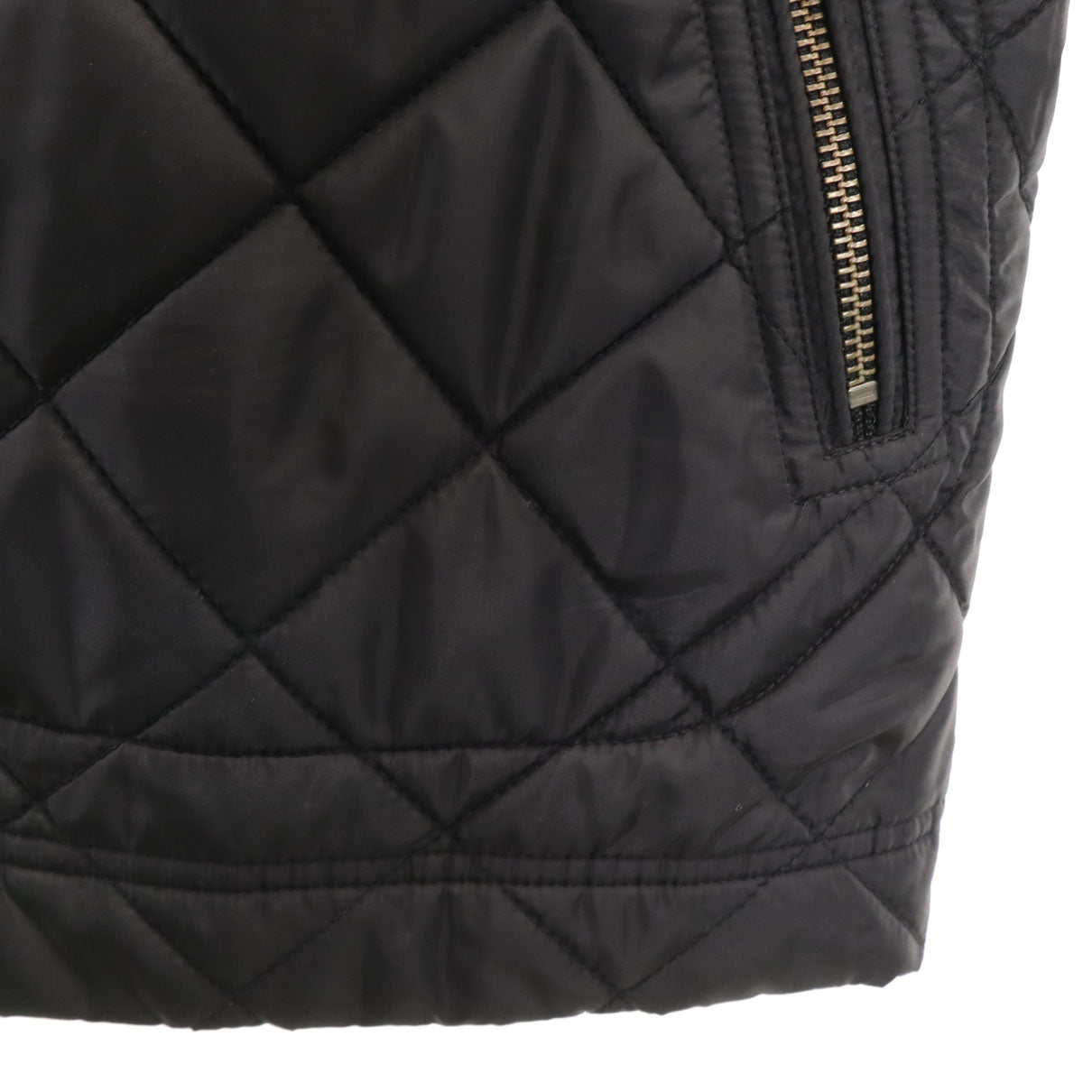 BLACK LABEL CRESTBRIDGE ブラックレーベルクレストブリッジ キルティングジャケット L ブラック 中綿 メンズ