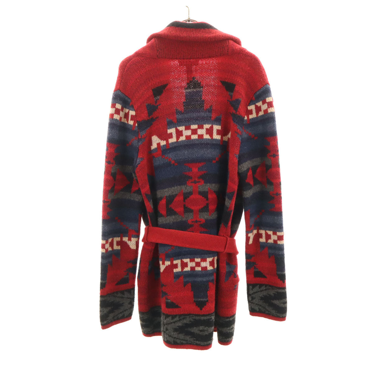 LAURENJEANSCO.RALPH LAUREN ローレンジーンズカンパニーラルフローレン ウールブレンド ガウン M レッド ニット メンズ