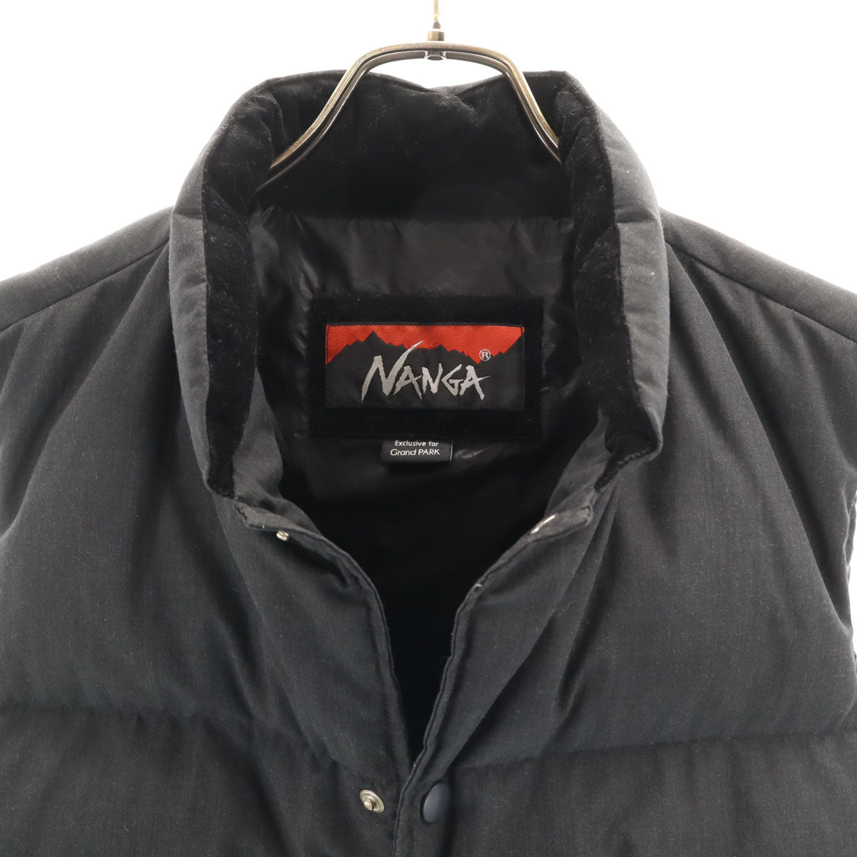 NANGA ナンガ ダウンベスト 46 グレー系 メンズ