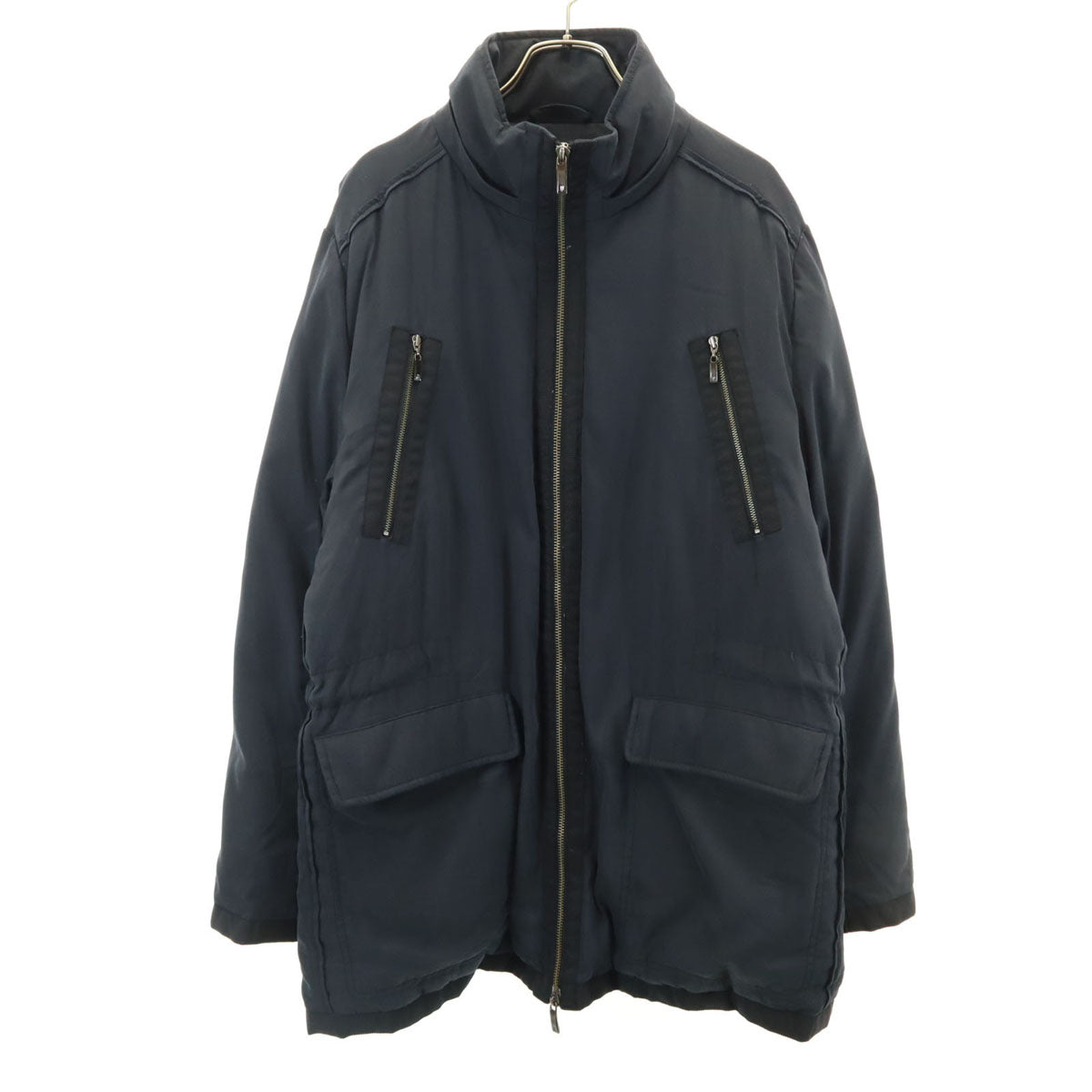 LANVIN ランバン ダウンジャケット 48 ネイビー メンズ