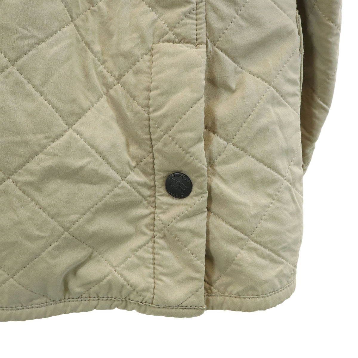 BURBERRY LONDON バーバリーロンドン スペイン製 キルティングジャケット L ベージュ メンズ