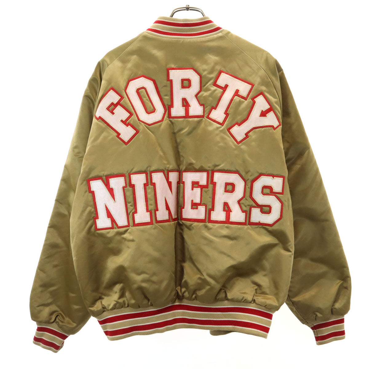 STAHL URBAN シュタールアーバン 90s エヌエフエル NFL 49ers オールド スタジャン L ゴールド メンズ