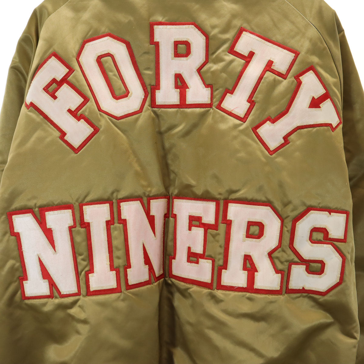 STAHL URBAN シュタールアーバン 90s エヌエフエル NFL 49ers オールド スタジャン L ゴールド メンズ