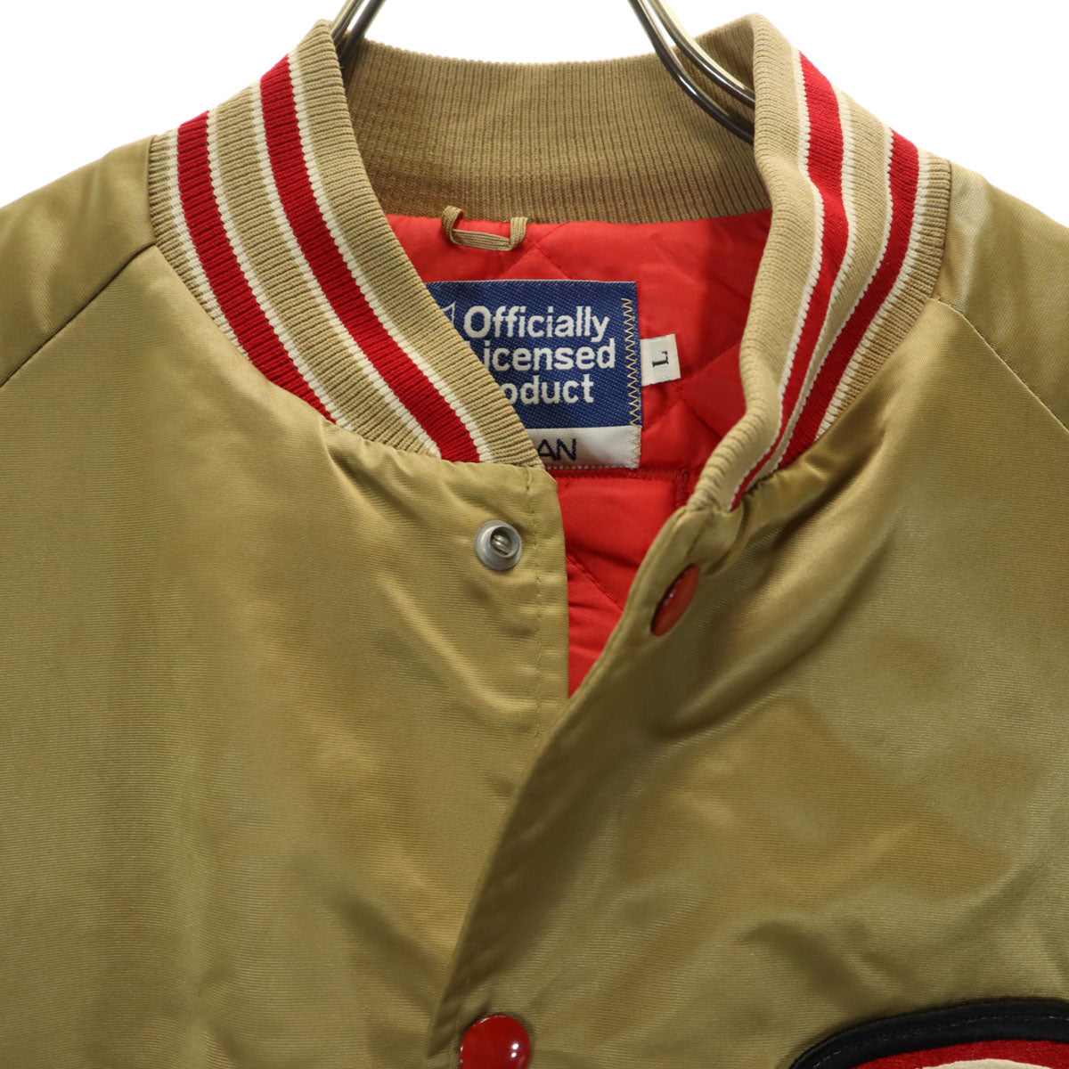 STAHL URBAN シュタールアーバン 90s エヌエフエル NFL 49ers オールド スタジャン L ゴールド メンズ