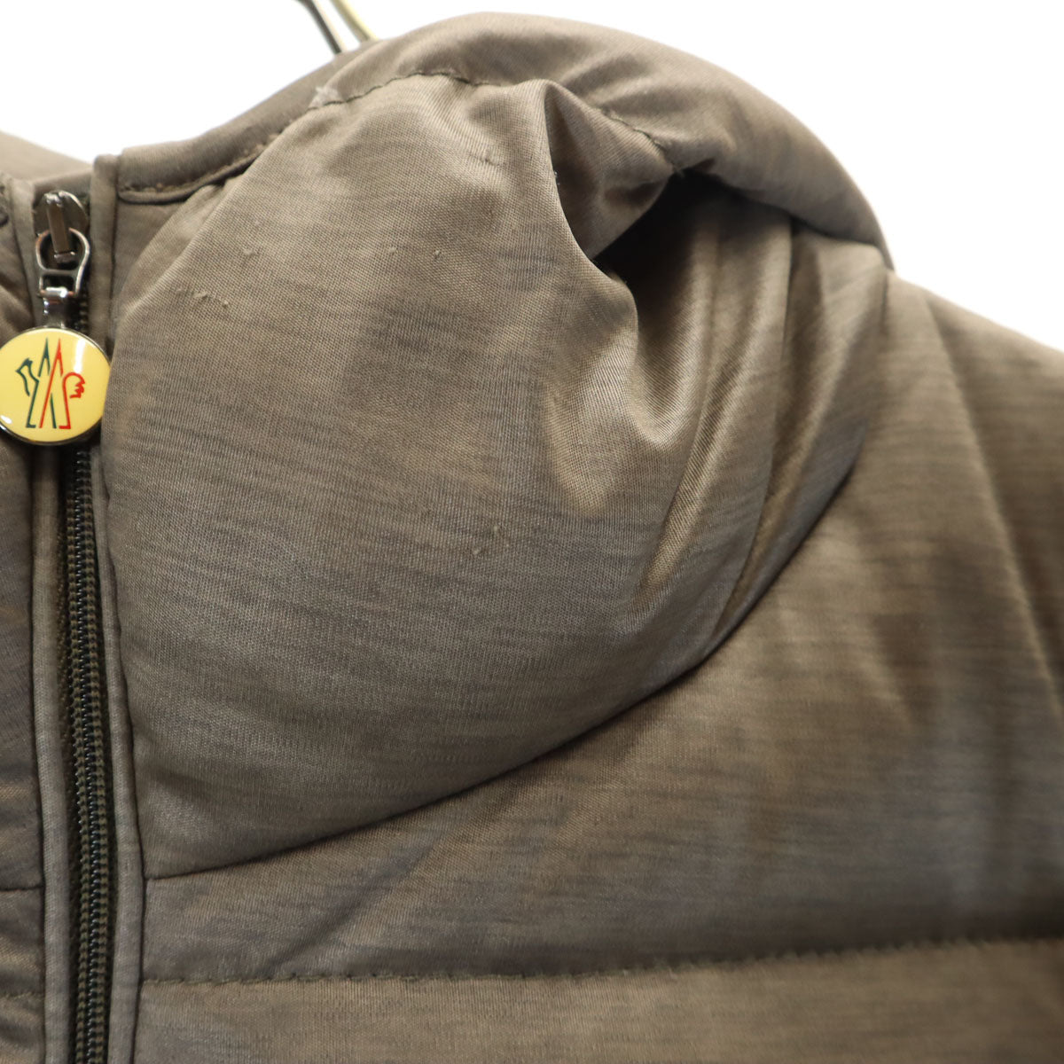 MONCLER モンクレール ハンガリー製 ダウンジャケット 2 グレージュ レディース