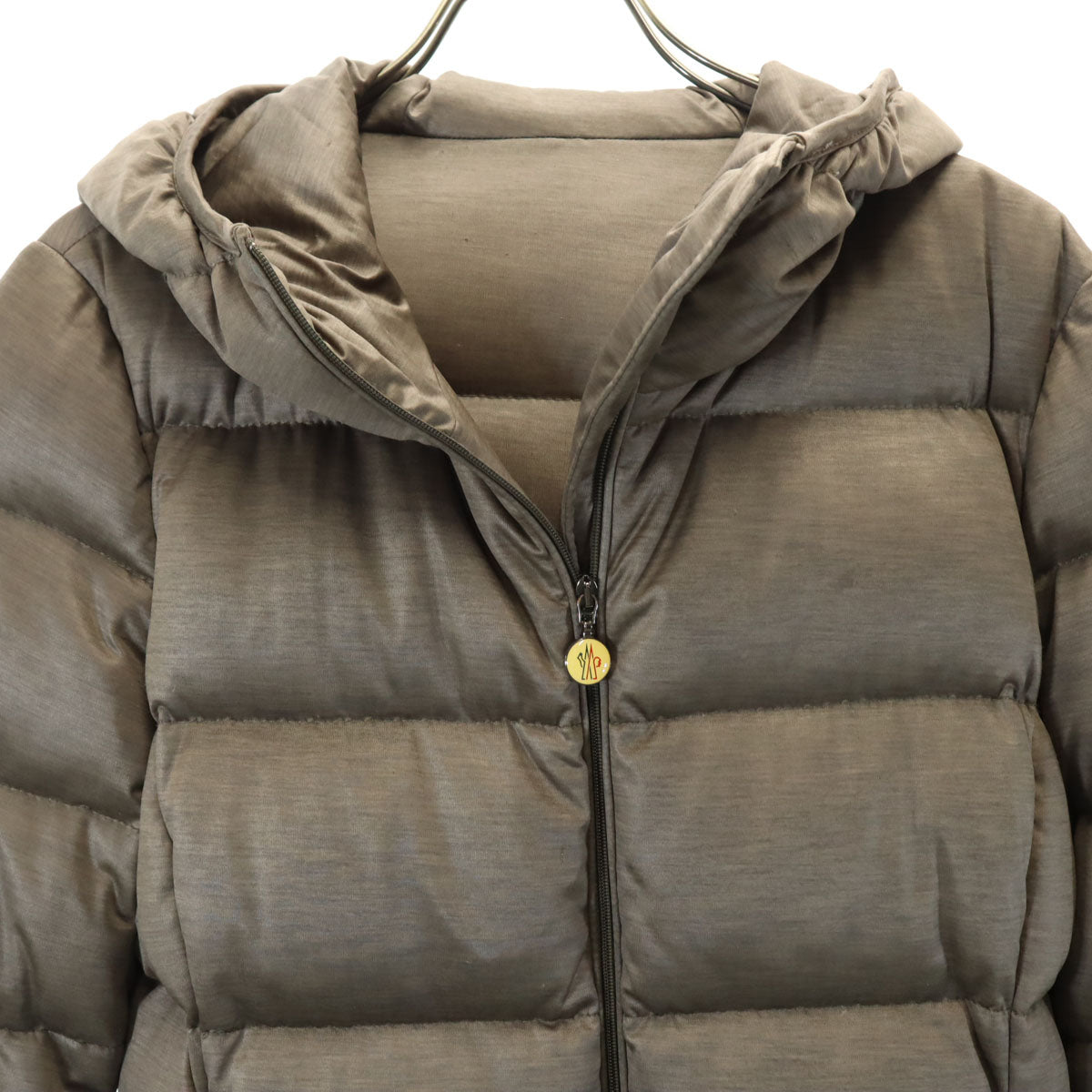 MONCLER モンクレール ハンガリー製 ダウンジャケット 2 グレージュ レディース