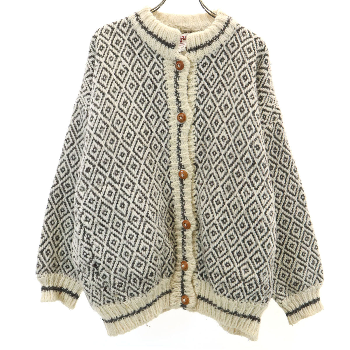 Compus Peddler キャンパスペドラー ウール100% 長袖 カーディガン M グレー系 レディース