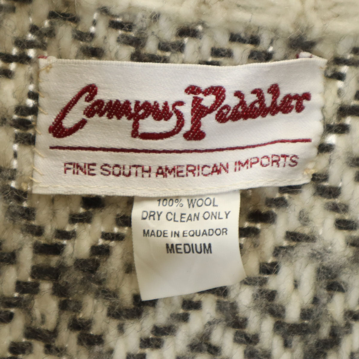 Compus Peddler キャンパスペドラー ウール100% 長袖 カーディガン M グレー系 レディース