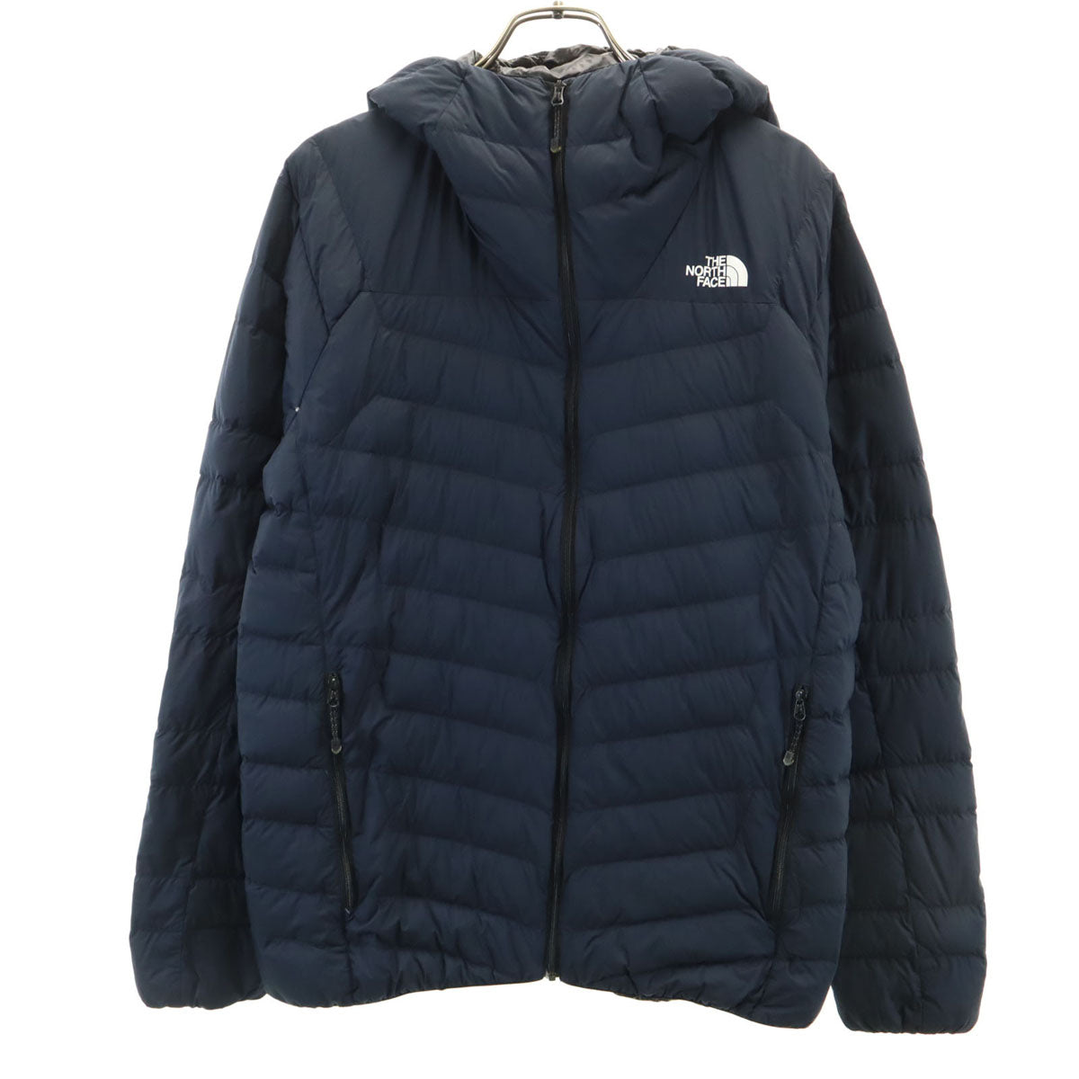 THE NORTH FACE ノースフェイス サンダーフーディ ダウンジャケット M ネイビー アウトドア NY81811 メンズ