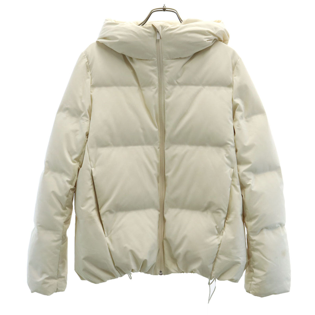 UNIQLO ユニクロ シームレス ダウンジャケット M クリーム レディース