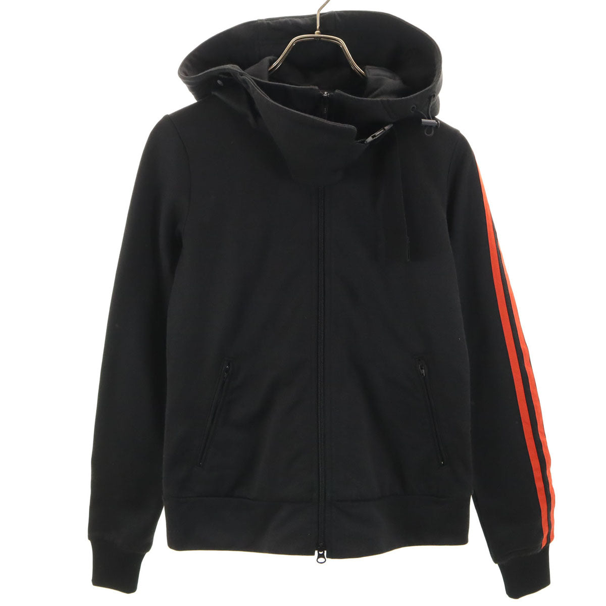 Y-3 ワイスリー adidas アディダス コラボ 長袖 ジップパーカー S ブラック ヨウジヤマモト 裏フリース メンズ