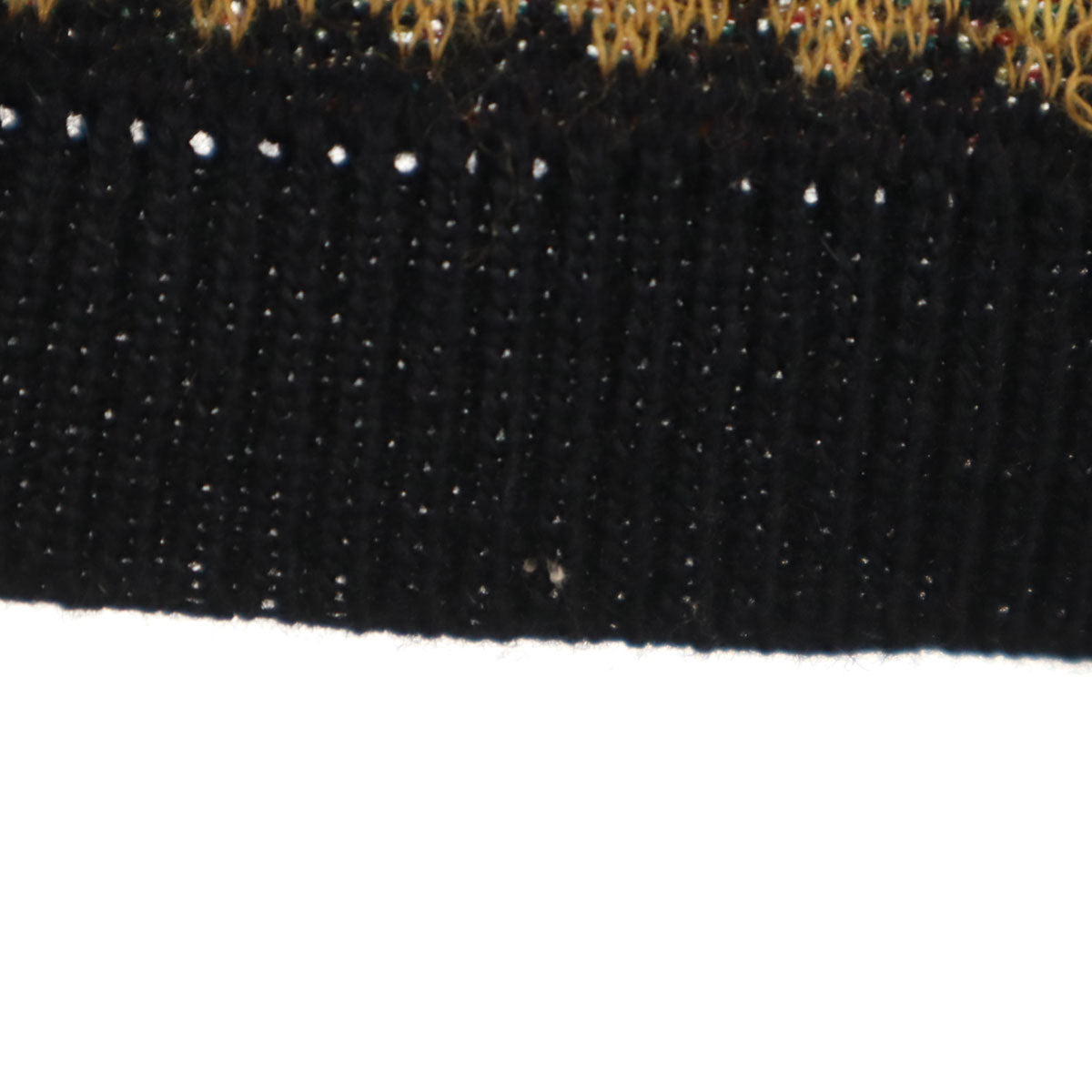 Herno ヘルノ 90s イタリア製 ウールブレンド オールド 長袖 ニットカーディガン 46 ブラック ストール付き レディース