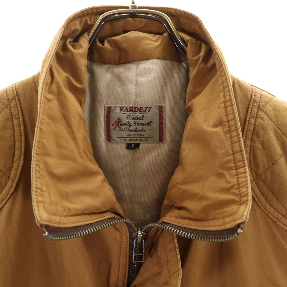 VARDE77 バルデ77 日本製 ハンティングジャケット 1 ブラウン ヴァルデ77 メンズ