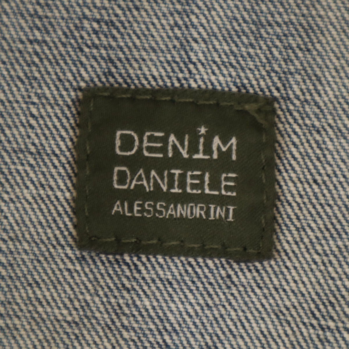 DANIELE ALESSANDRINI ダニエレ アレッサンドリー二 イタリア製 ヴィンテージ加工 デニムジャケット M ウォッシュブルー ジージャン メンズ